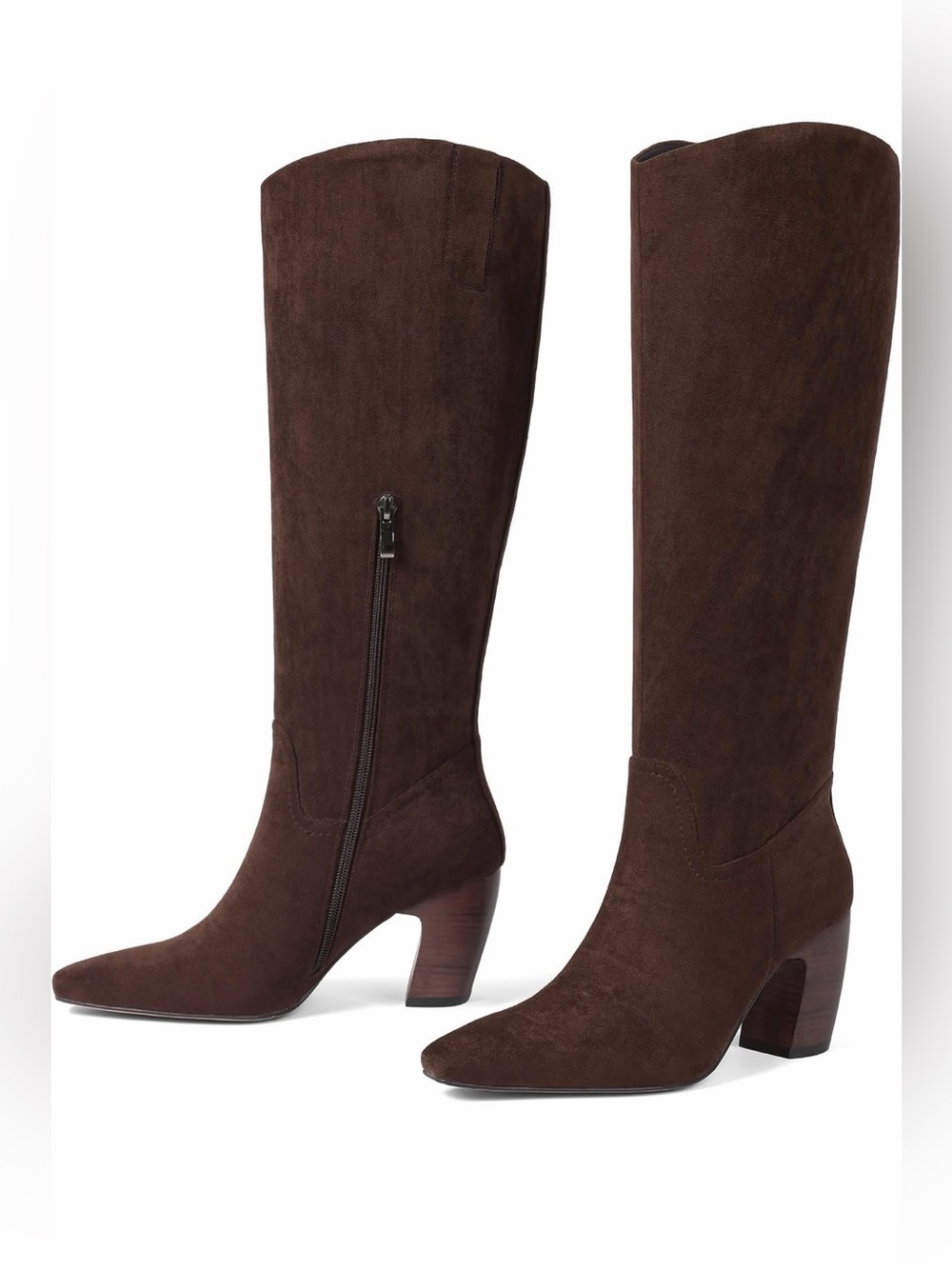 🆕Women's Suede Mid-Calf Slouch Boots